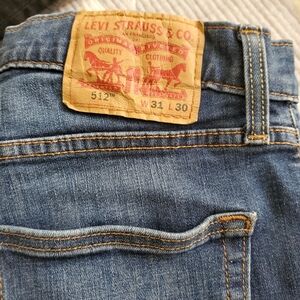 Levi's Men's Blue Jeans 512 W 31 L30